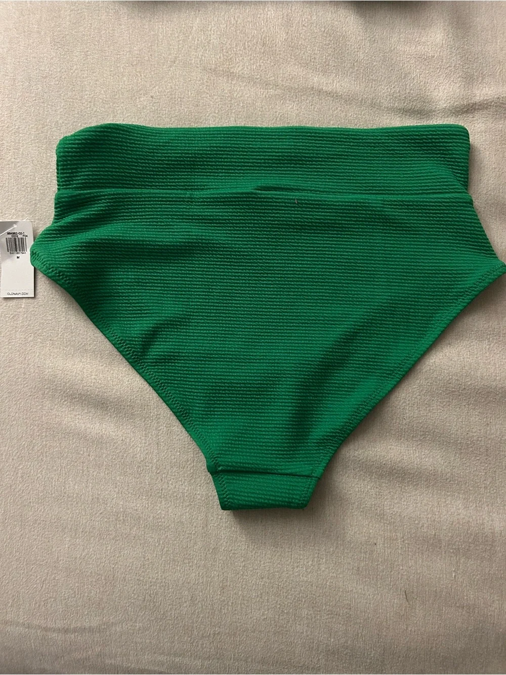Old Navy Emerald Green Textured Bikini Bottoms